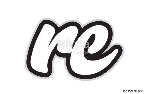 500x323 Rc R C Black And White Alphabet Letter Logo Combination Icon