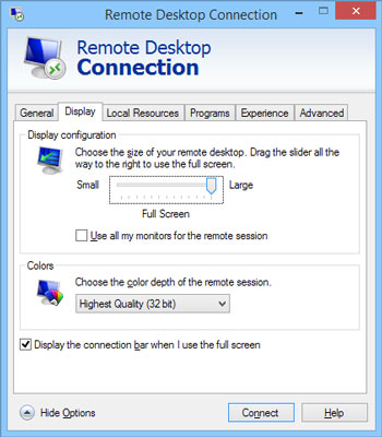 350x400 How To Configure Remote Desktop Options