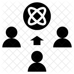 256x256 Reach Icon Of Glyph Style