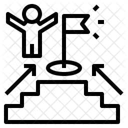 256x256 Reach Icon Of Line Style