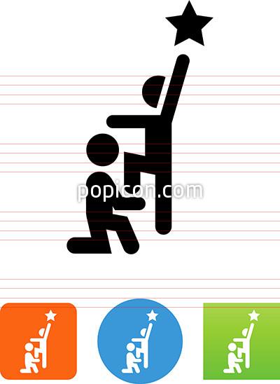 400x548 Reaching For The Stars Icon