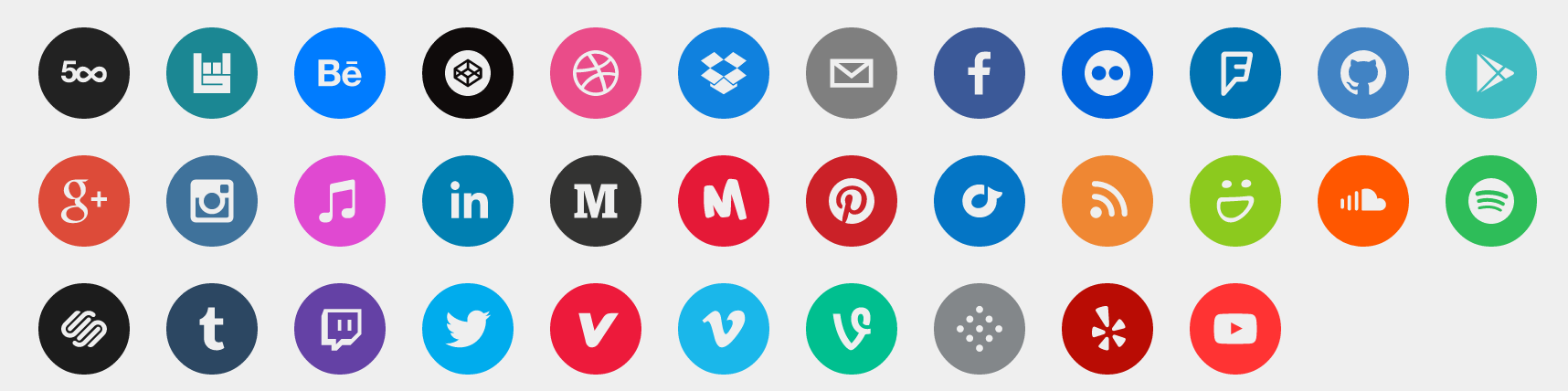 1716x428 React Social Icons
