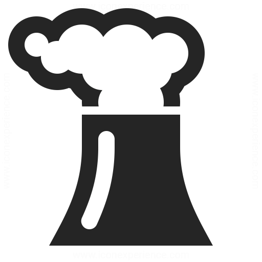 512x512 Cooling Tower Smoke Icon Iconexperience