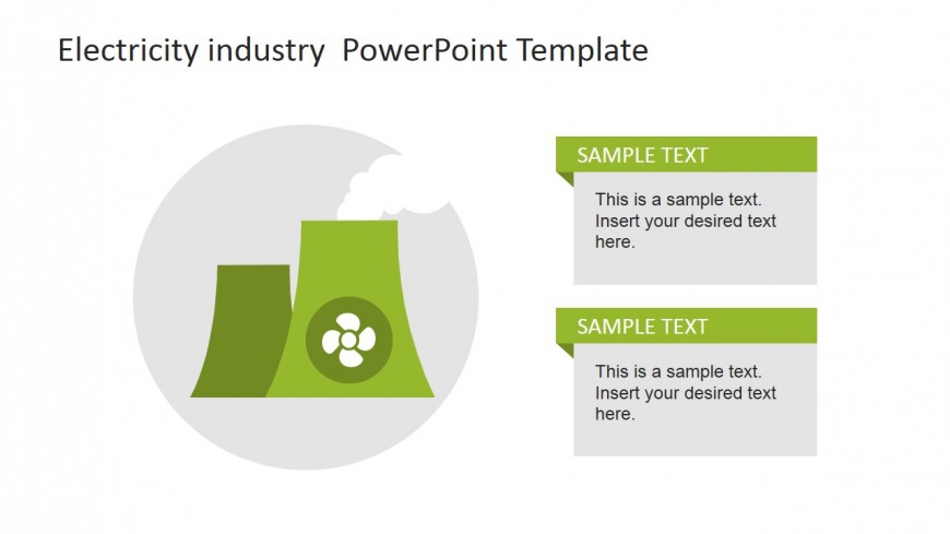 870x489 Green Nuclear Reactor Icon For Powerpoint
