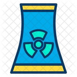256x256 Reactor Icon Of Colored Outline Style