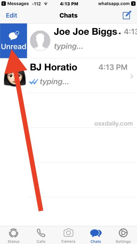 450x800 How To Mark Whatsapp Chats As Unread Or Read On Iphone