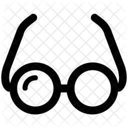 256x256 Reading Glasses Icon Of Glyph Style