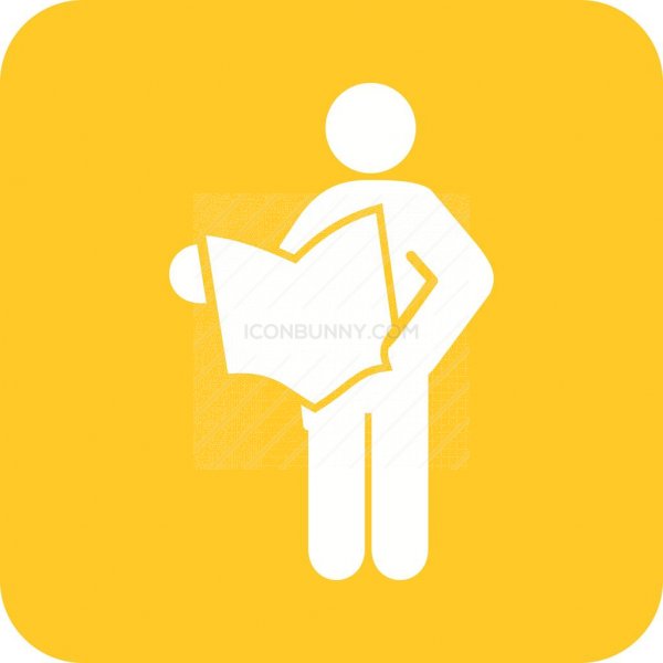 Reading Flat Round Corner Icon 600x600 Reading Flat Round Corner Icon