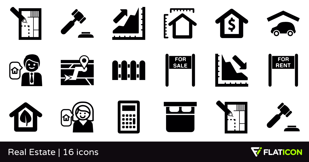 1200x630 Real Estate Free Icons