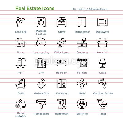 400x400 Real Estate Icons