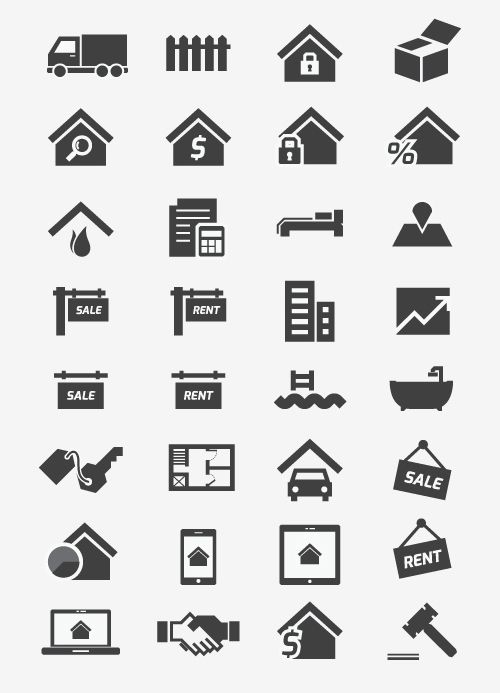 500x693 Free Real Estate Icons