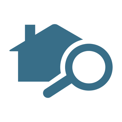 512x512 Magnifier Home Real Estate Icon