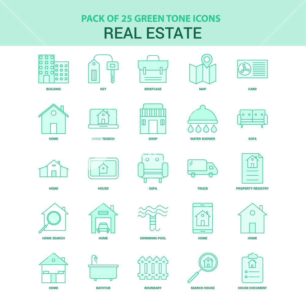 Real Estate Icon Set
