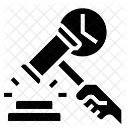 256x256 Real Time Bidding Icon Of Glyph Style