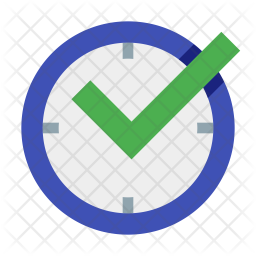 256x256 Realtime Icon Of Flat Style