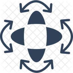 256x256 Augmented Reality Icon Of Glyph Style