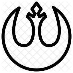 256x256 Rebel Alliance Icon Of Line Style