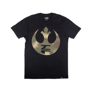 300x300 Star Wars Endor Rebel Icon Black Tee Heroes Villains