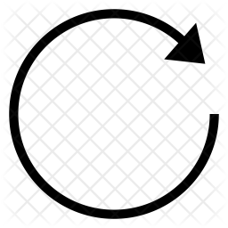 256x256 Reboot Icon Of Line Style