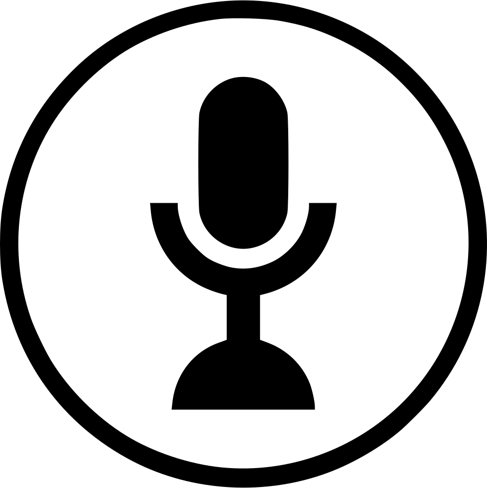 980x982 Mic Microphone Record Rec Round Ui Png Icon Free Download