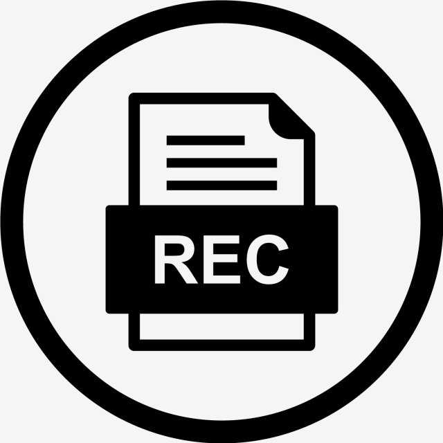640x640 Rec Document Icon, Rec, Document, Png And Vector