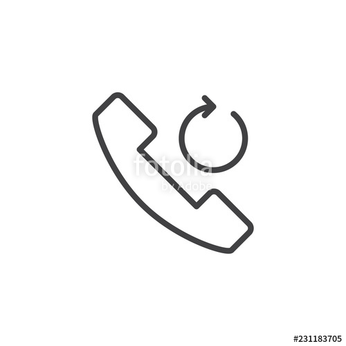 Telephone Call Repeat Outline Icon Linear Style Sign For Mobile 500x500 Telephone Call Repeat Outline Icon Linear Style Sign For Mobile