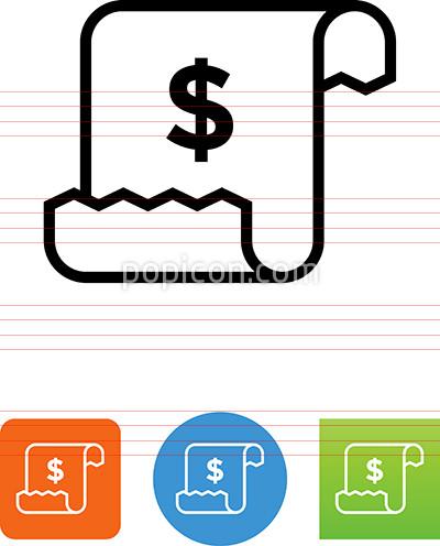 400x496 Sales Receipt Icon