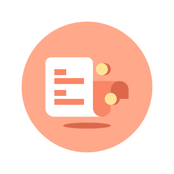 586x586 How To Create A Receipt Icon In Adobe Illustrator