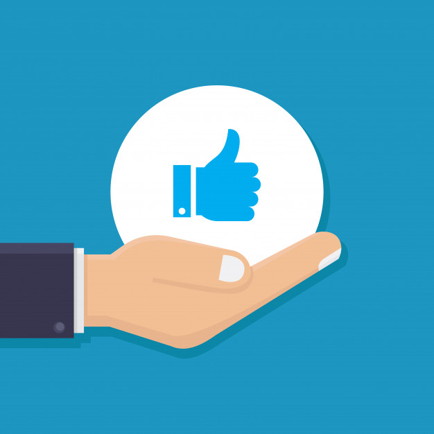 626x626 Give Or Receive Likes Icon Vector Premium Download