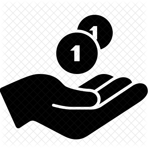 512x512 Receive Cash Icon Of Glyph Style