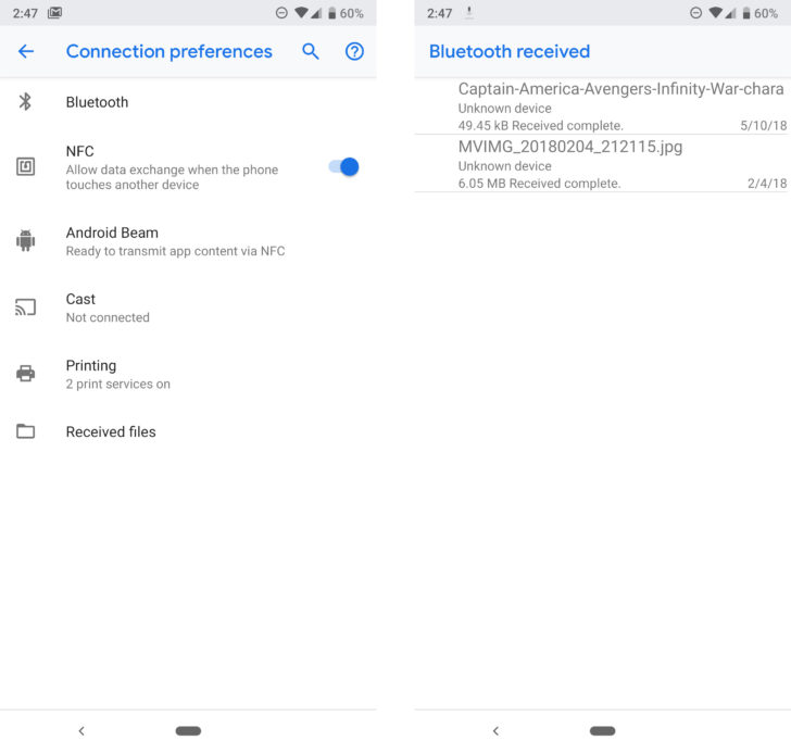 728x693 Android P Developer Preview Includes A List Of Received