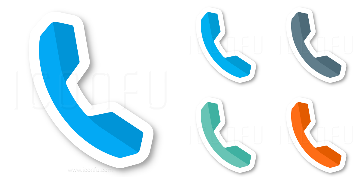 1200x600 Phone Receiver Icon