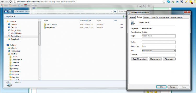 750x357 Windows Recent Places Stopped Recording The Used