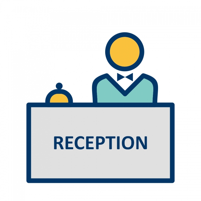 640x640 Reception Icon, Reception, Desk Png And Vector With Transparent