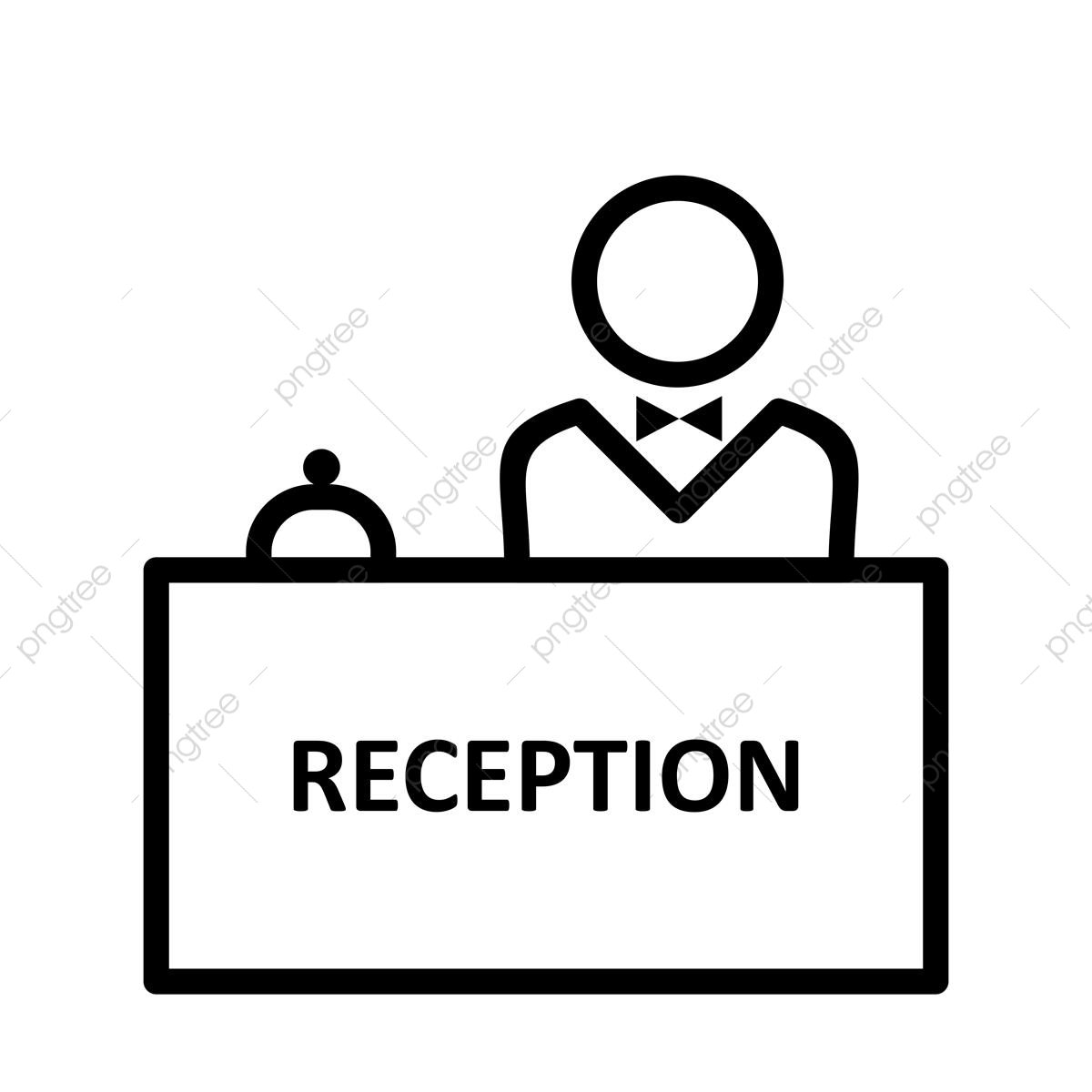 1200x1200 Reception Line Icon, Reception, Icon, Hotel Png And Vector
