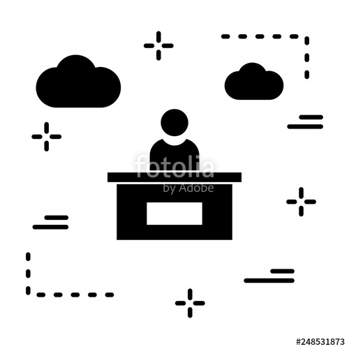500x500 Vector Reception Icon Stock Image And Royalty Free Vector