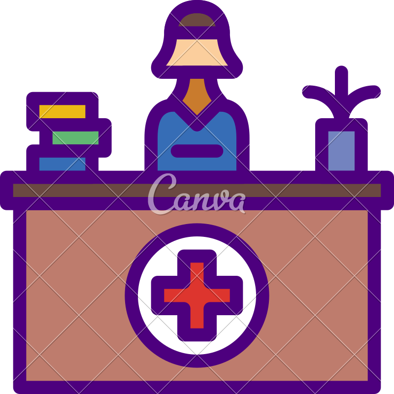 800x800 Medical Receptionist Icon