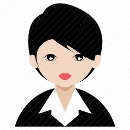 256x256 Receptionist Girl Icon