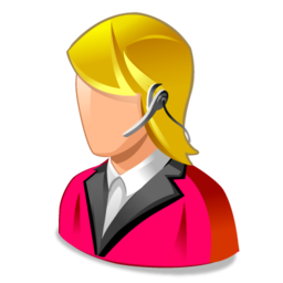256x256 Receptionist Icon Real Vista Business Iconset Iconshock