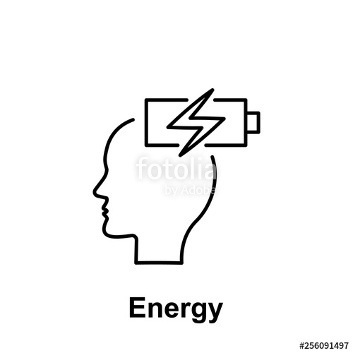 500x500 Energy, Brain, Recharge Icon Element Of Creative Thinkn