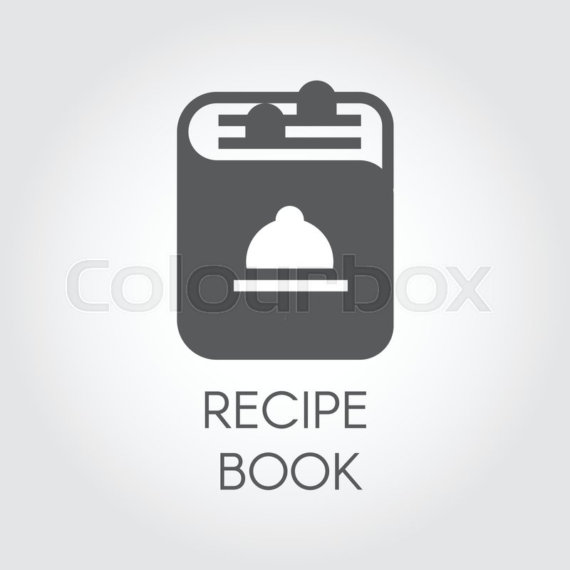 800x800 Icon Of Recipe Book Drawing In Flat Stock Vector Colourbox