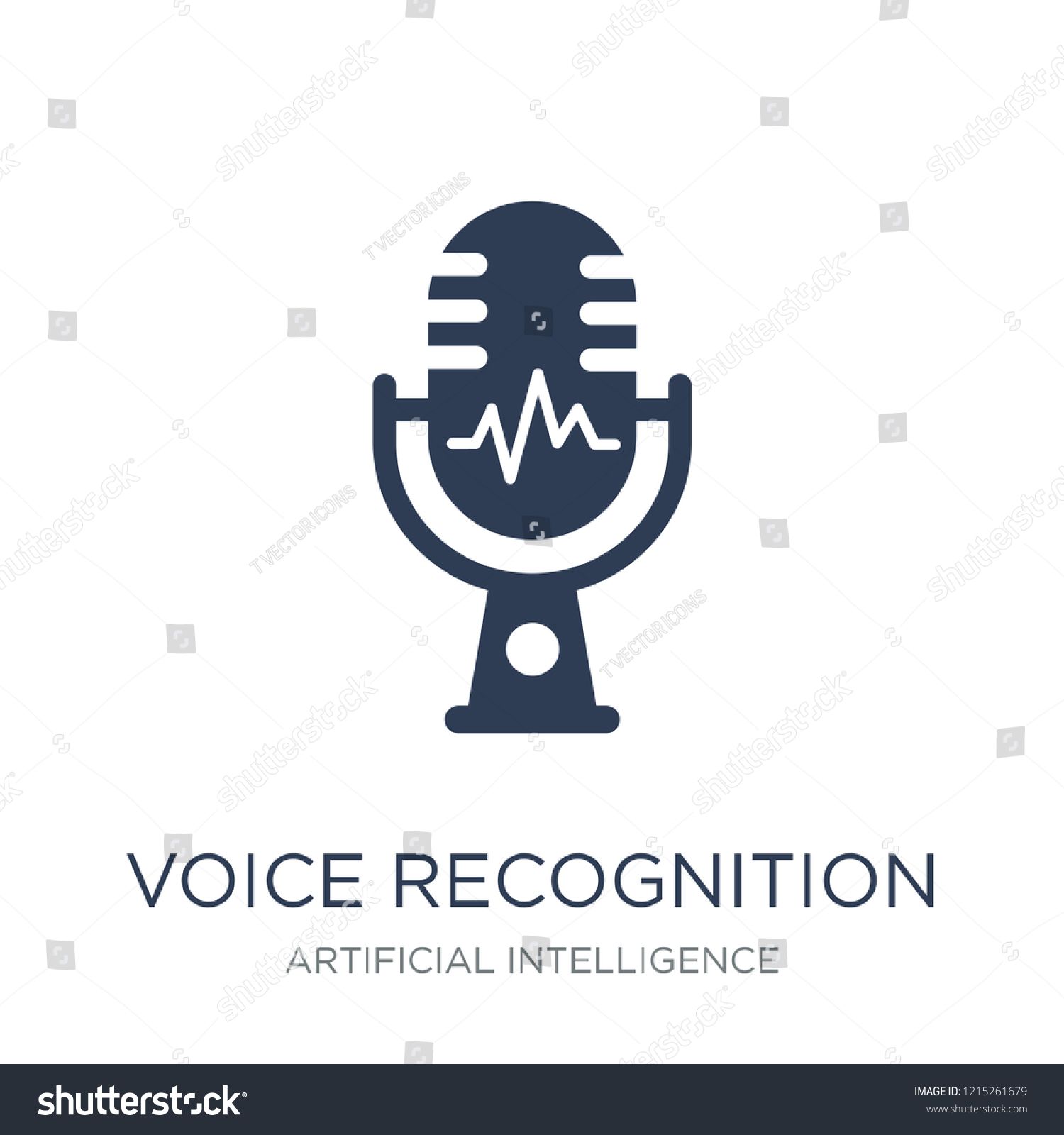 1500x1600 Voice Recognition Icon Trendy Flat Vector Voice Recognition Icon