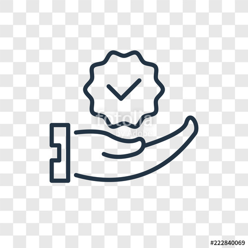 500x500 Recommendation Vector Icon Isolated On Transparent Background