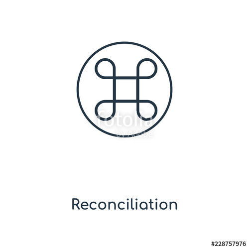 500x500 Reconciliation Icon Vector Stock Image And Royalty Free Vector