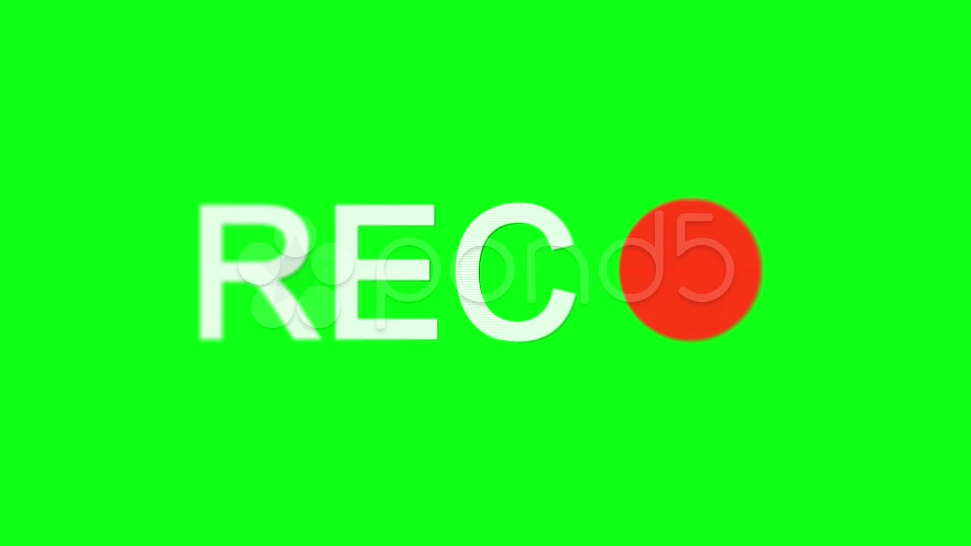 1920x1080 Record Button Icon Element Video Clip