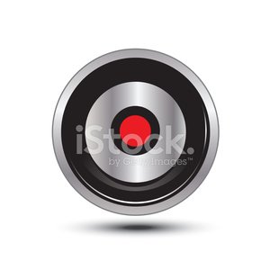 300x300 Record Button Icon Stock Vectors