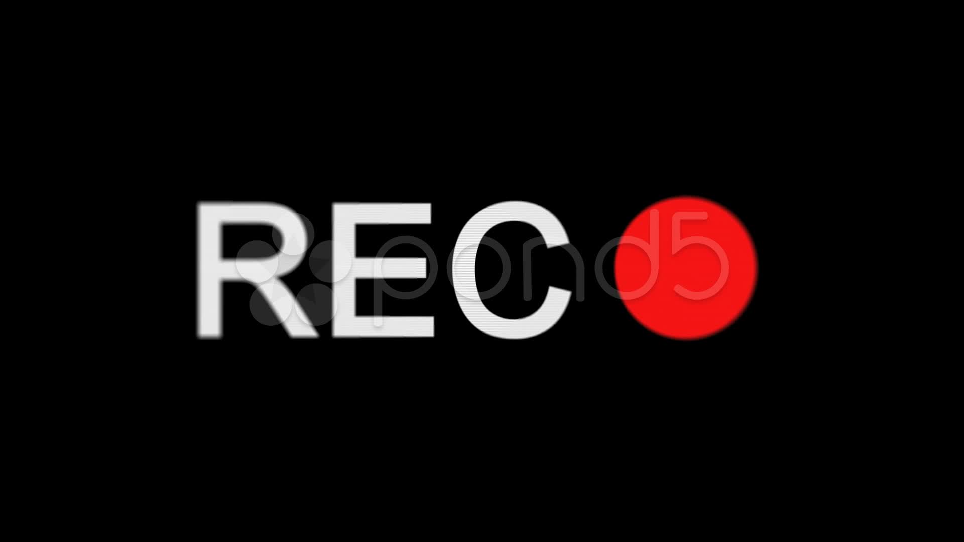 1920x1080 Record Button Icon Element Hi Res Video