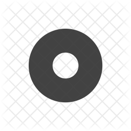 256x256 Record Button Icon Of Glyph Style