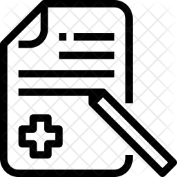 256x256 Medical Record Icon Of Line Style