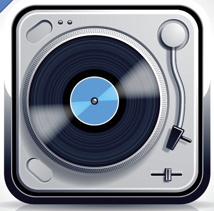 443x436 Record Player Icon
